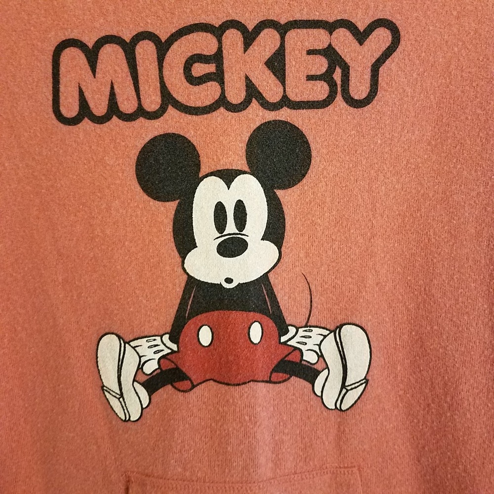 Disney Mickey Mouse Women's S/M Hooded Sweatshirt Kangaroo Pocket. - Picture 2 of 4